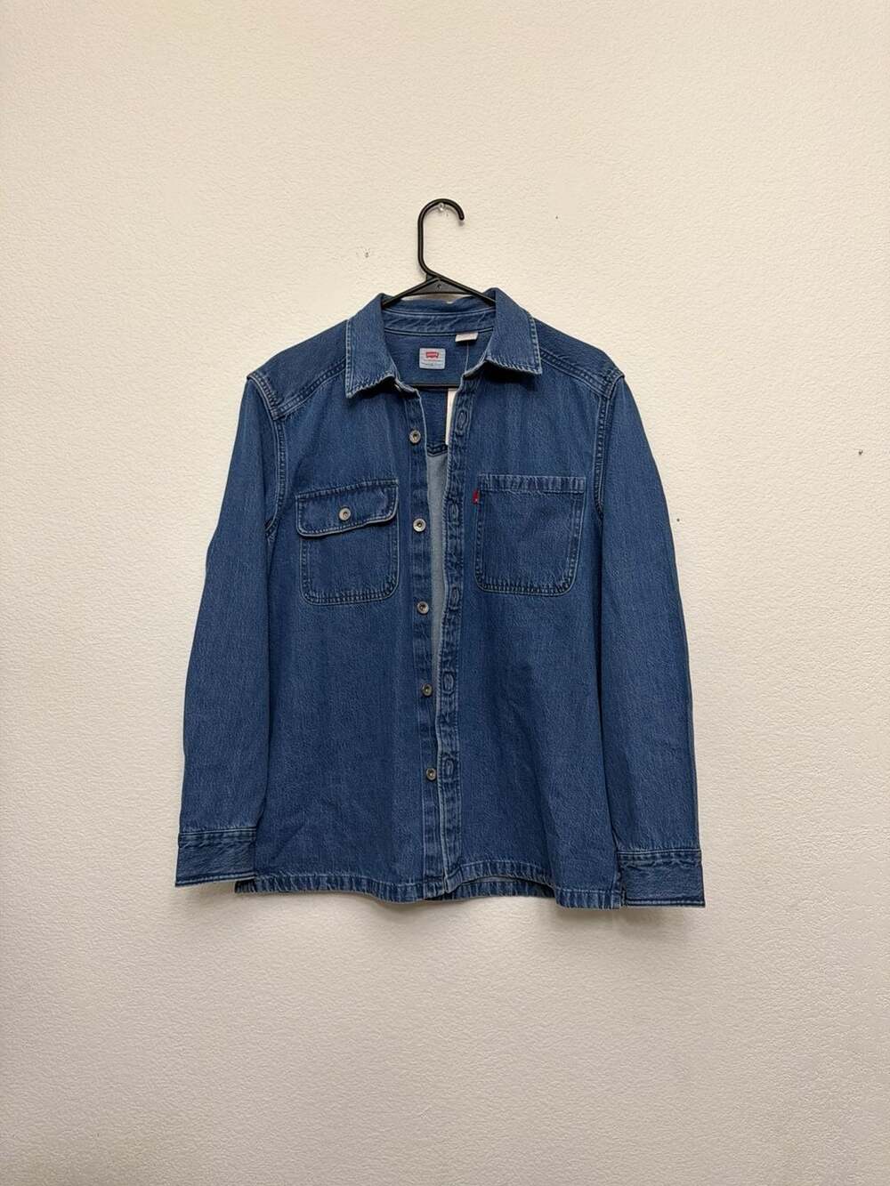 Levi’s Classic Denim Overshirt (jacket) Shacket NWT Small Western Blue Wash